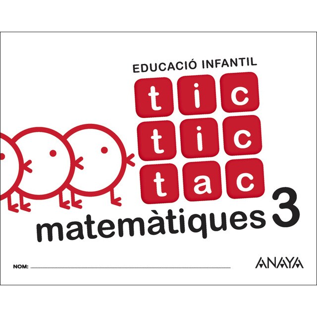 Tic tic tac matemàtiques 3.  (Tapa blanda)