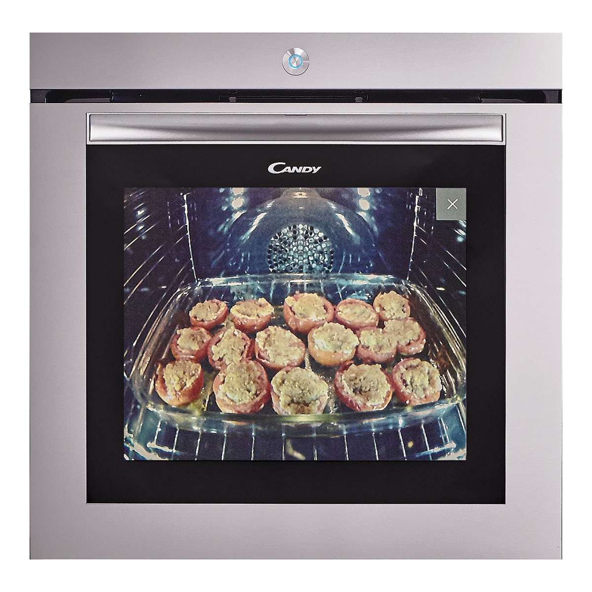 Horno multifunción Candy con pantalla táctil y cámara integrada en la puerta - WATCH-TOUCH Inox-1