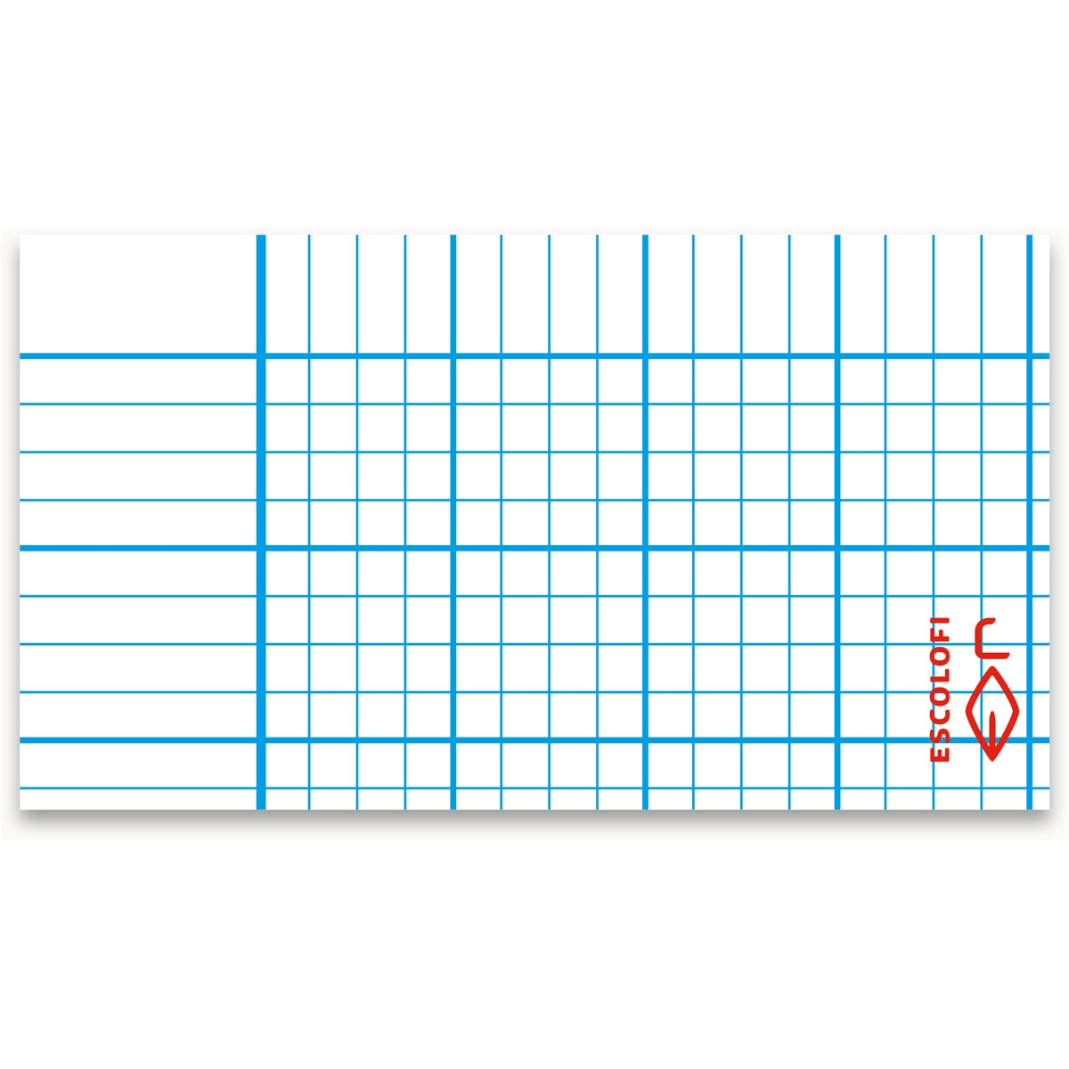 Cuaderno Espiral Folio 50 hojas 70 gramos Milimetrado 2x2x16 Tapa Dura Escolofi Naranja-2