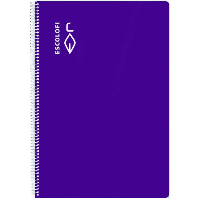 Imagen 0 de Cuaderno Espiral Cuarto 50 hojas 70 gramos Cuadrícula Pautada 3 Tapa Dura