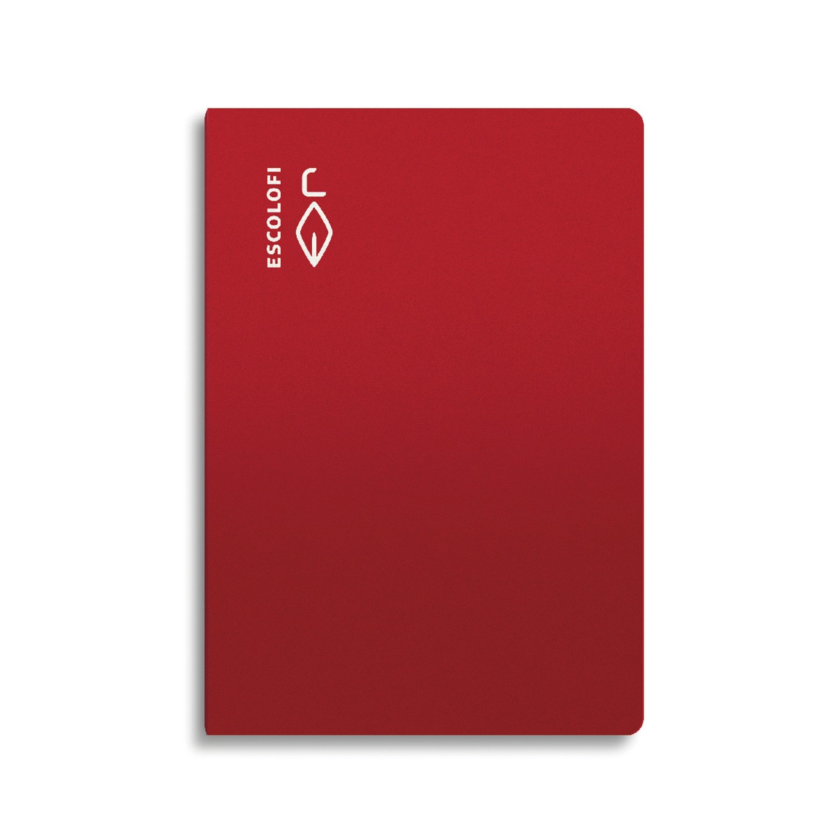 Bloco Agrafado Folio 50 folhas 70 gramas Montessori Pautadas 5 Capa Semidura Vermelho-1