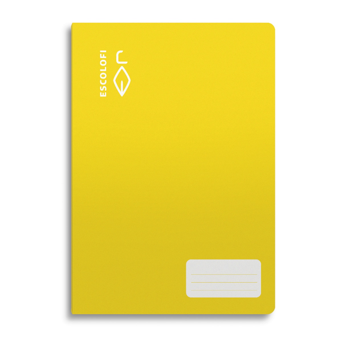 Libreta Grapada A4 32 hojas 70 gramos Cuadrícula Pautada 4 Tapa Blanda Amarillo-1