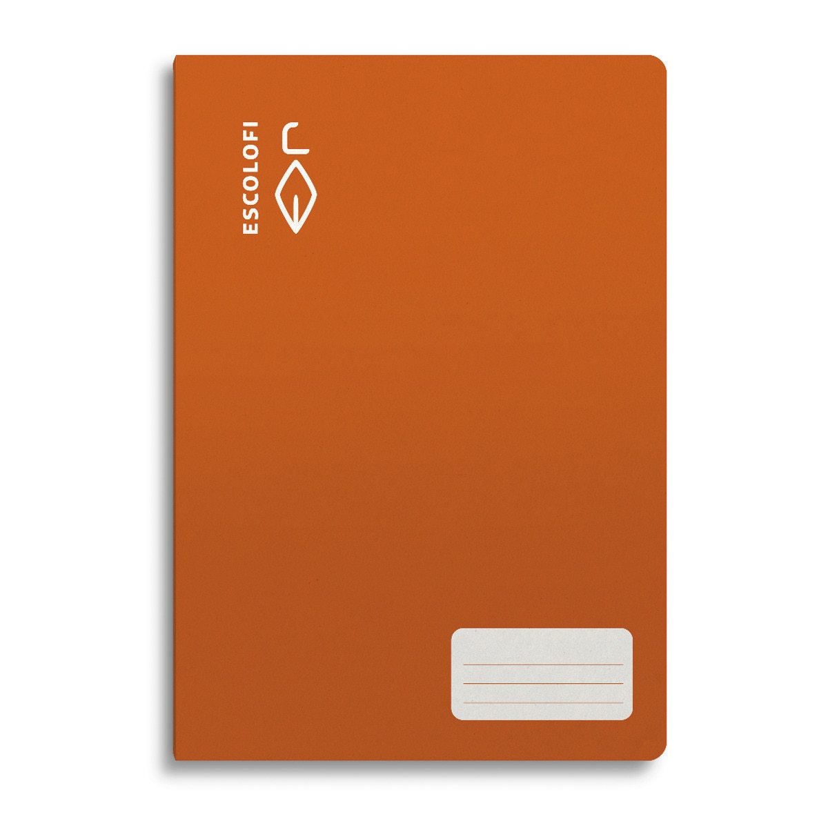 Libreta Grapada A4 32 hojas 70 gramos horizontal Tapa Blanda Naranja-1