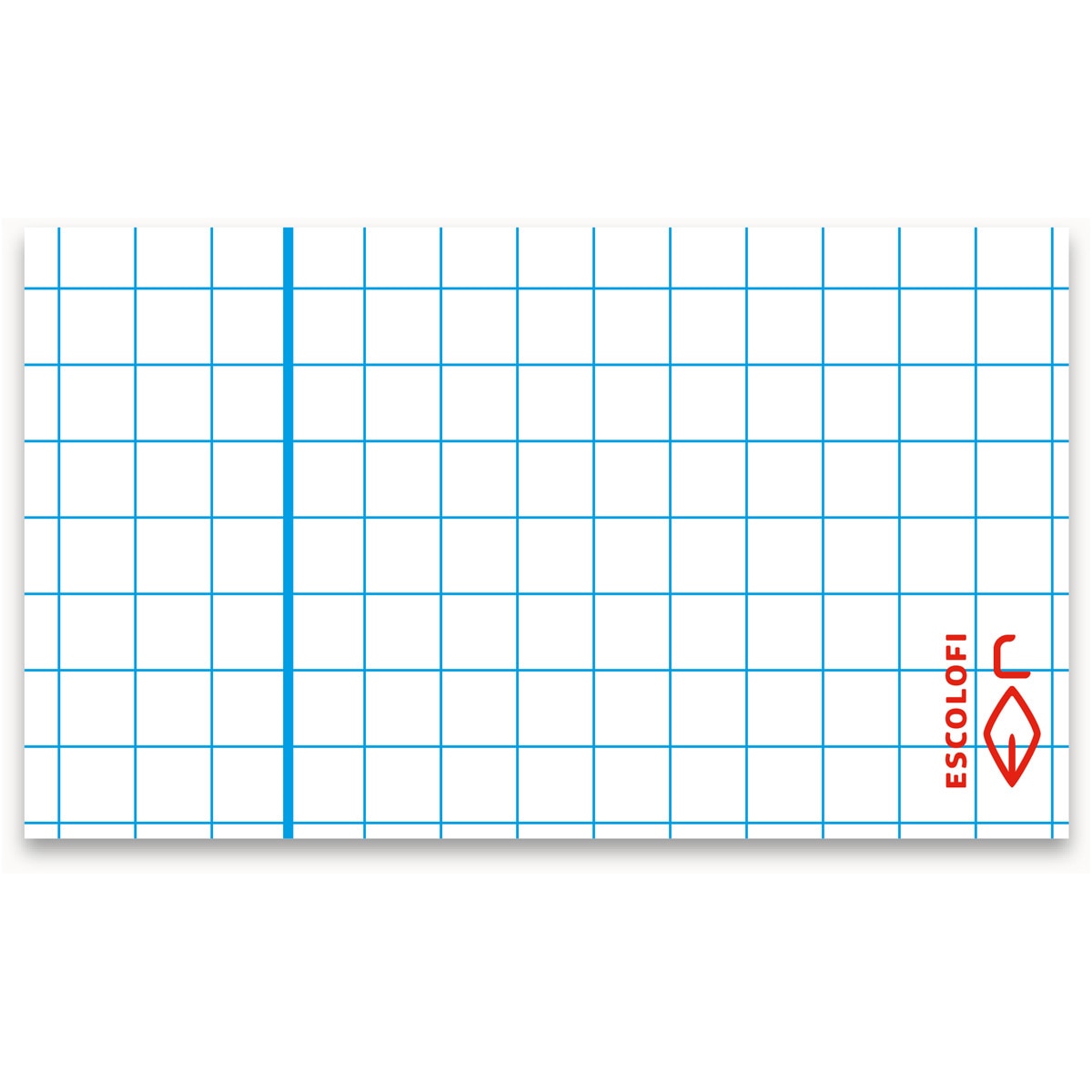 Libreta Grapada Cuarto 32 hojas 70 gramos Cuadrícula 3x3 Tapa Blanda Naranja-2