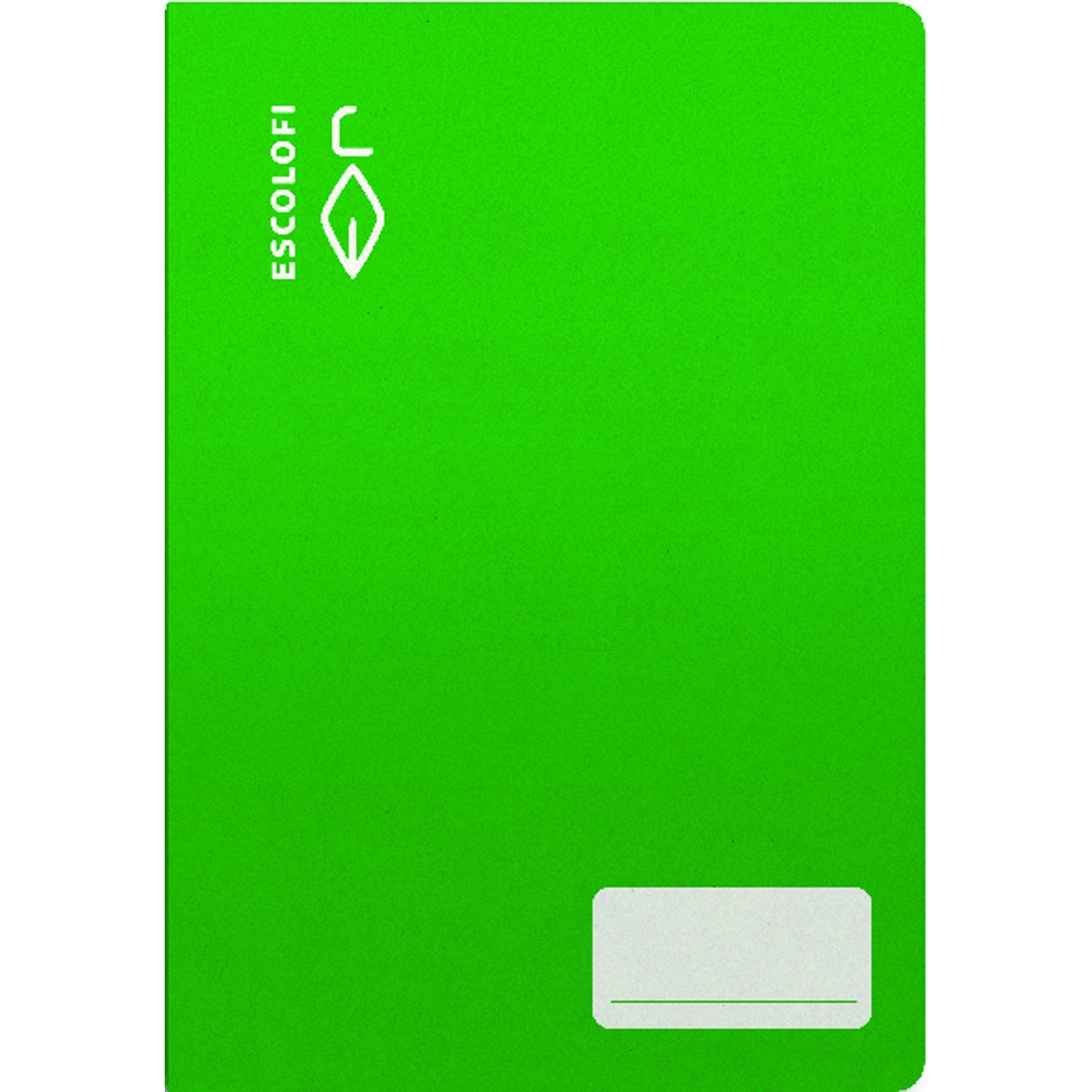 Bloco Agrafado Tamanho Quatro 32 folhas 70 gramas Quadriculadas 3 x 3 Capa Flexível Verde-1