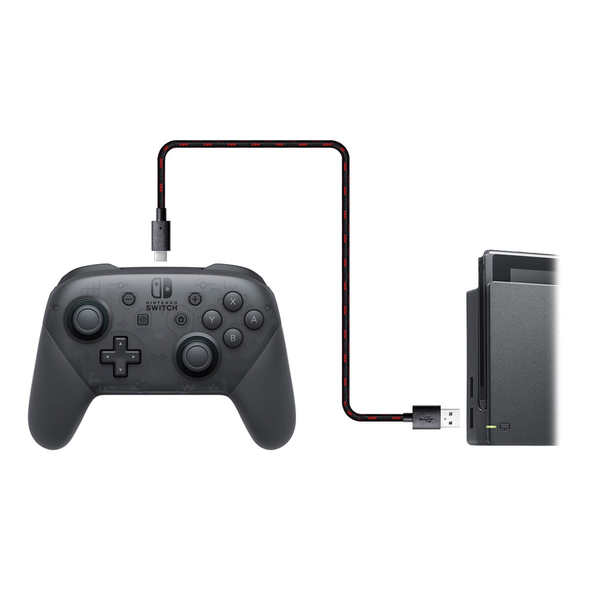 Cabo USB-Type C para Comando Pro - Nintendo Switch Preto-2