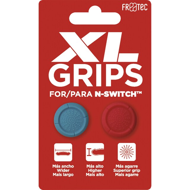 Imagem 0 de Grips Pro para Nintendo Switch - Azul / Vermelho