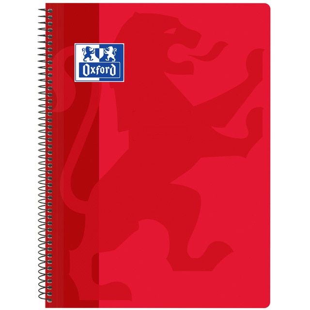 Imagem 0 de Caderno Espiral School Plástico Tamanho Fólio 80 Folhas quadriculadas 4 x 4 mm Capa de plástico