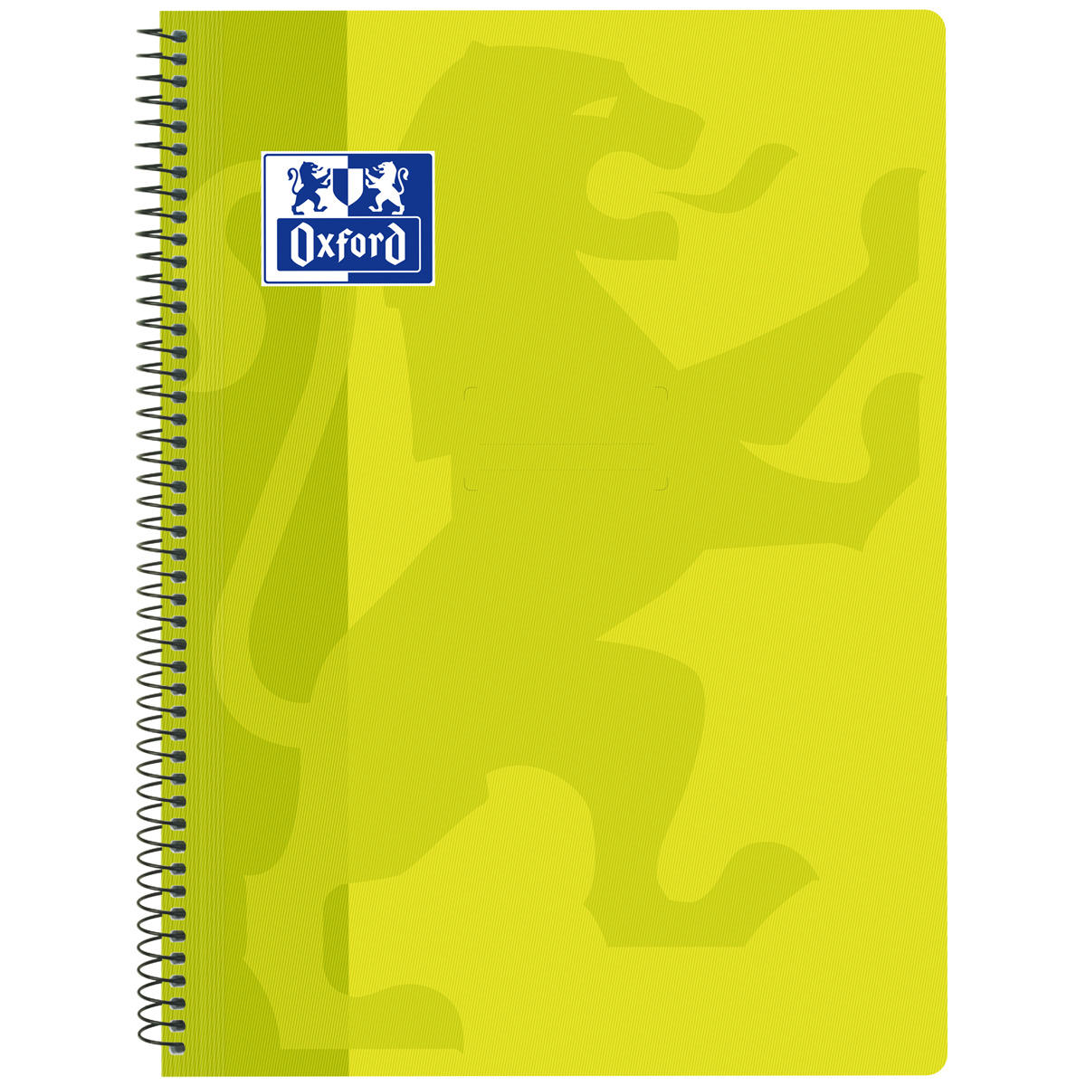 Imagen 0 de Cuaderno Espiral School Plástico Tamaño Folio 80 Hojas Cuadrícula 4x4 mm Tapa Plástico Oxford