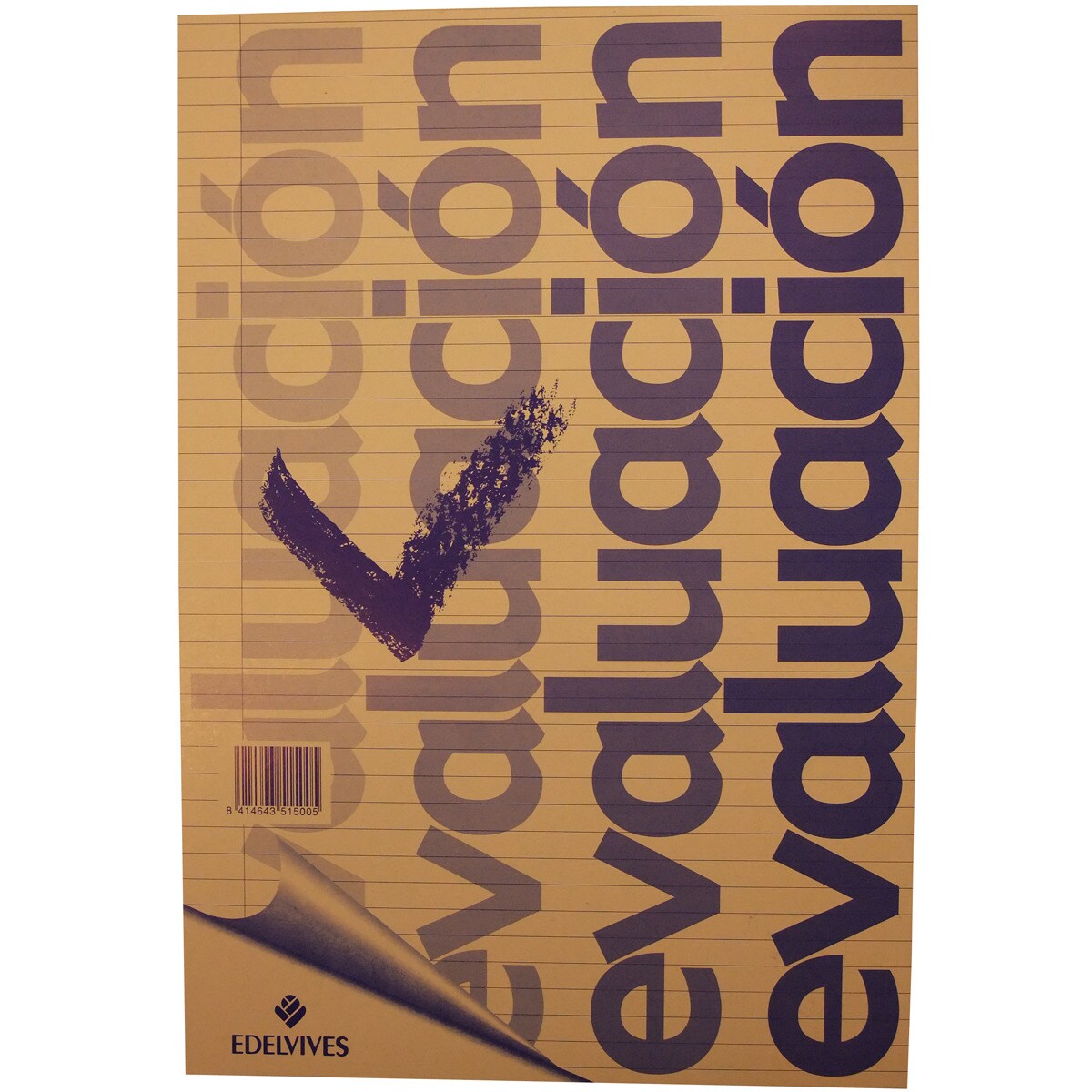 Bloco Avaliação Edelvives 50 folhas Horizontal Capa Mole 1