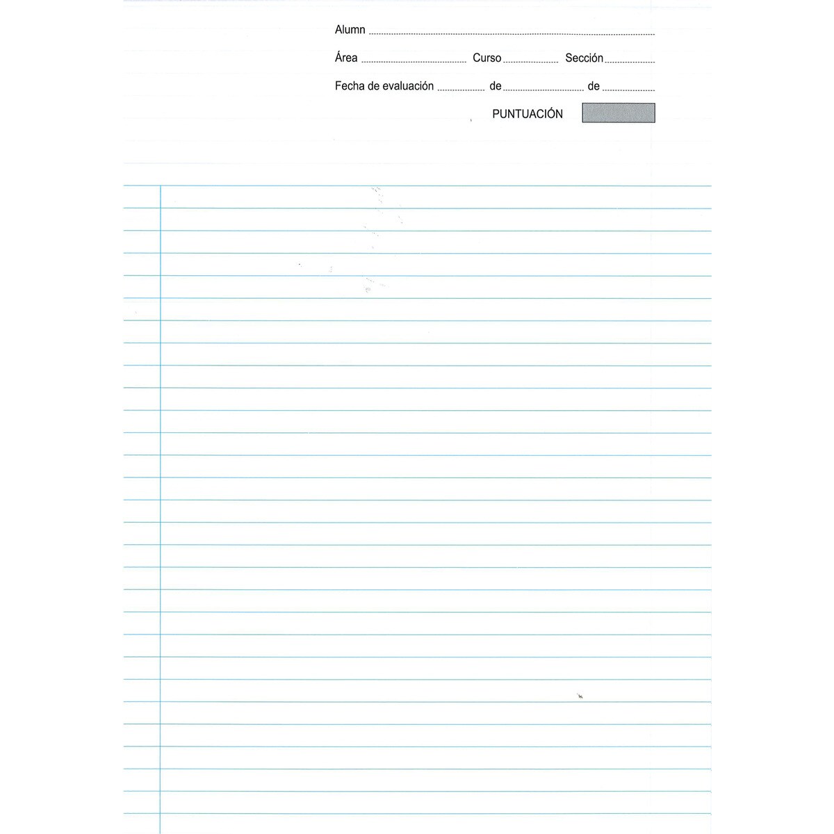 Bloco Avaliação Edelvives 50 folhas Horizontal Capa Mole 2