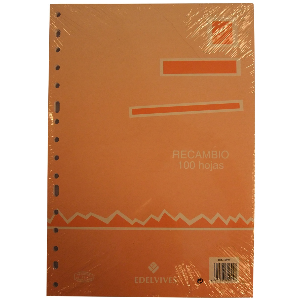 Recarga Edelvives Nº 46 Tamanho Folha 100 folhas Milimétrico 3x3x16 16 Furos 1