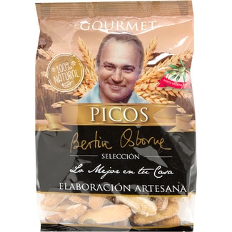 Selección Gourmet picos de pan de elaboración artesana 100% natural bolsa 140 g con aceite de oliva virgen extra - Bertin Osborne