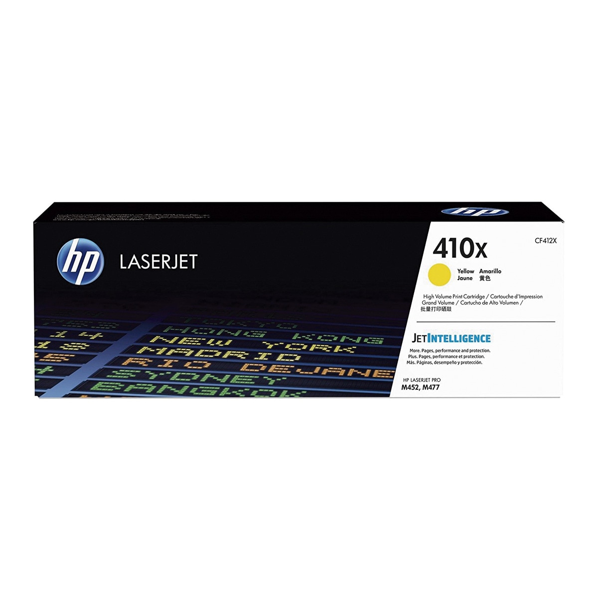 Imagen 0 de Tóner original HP 410X amarillo (CF412X)