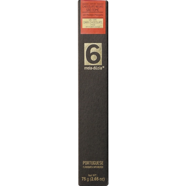 Chocolate Preto São Tomé com Morango e Malagueta frasco 75 g
