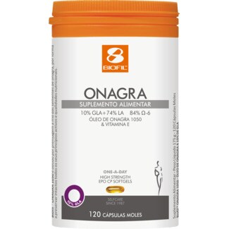 Biofil Óleo de Onagra 1200 mg embalagem 120 capsulas