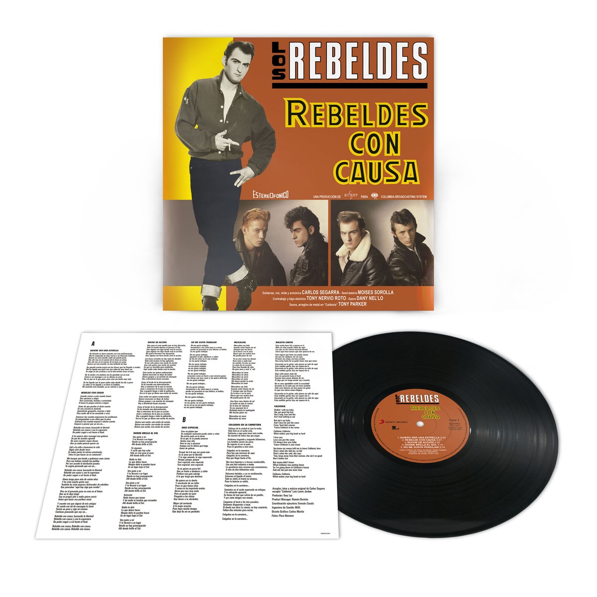 LOS REBELDES LP REBELDES CON CAUSA ネオロカビリー