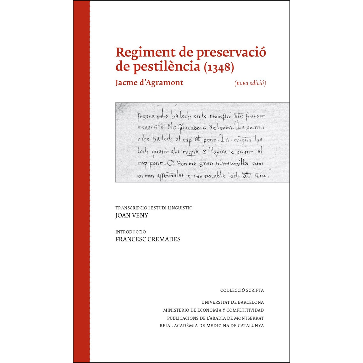 Regiment de preservació de pestilència (1348) (Capa mole) 1