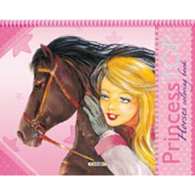 Imagem 0 de Princess top horses coloring book