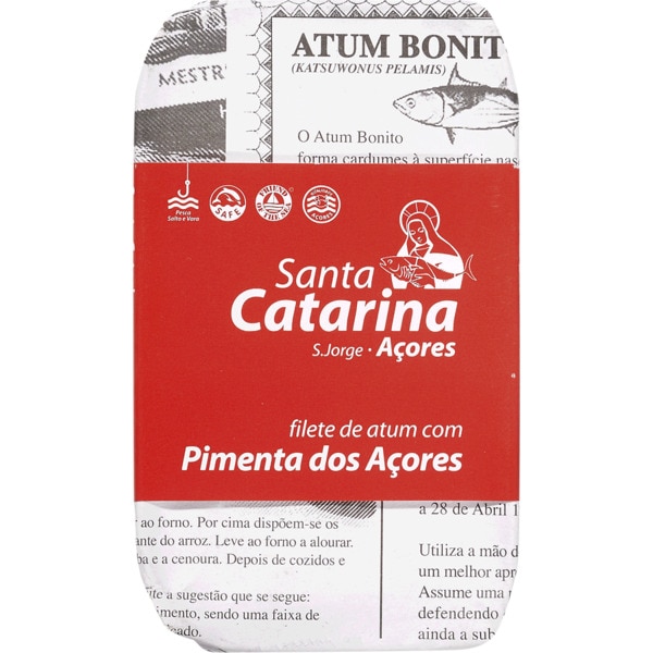 Filetes de Atum com Pimenta dos Açores lata 120 g