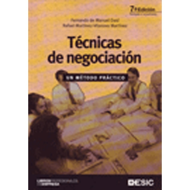 Técnicas de negociación: Un método práctico (Capa mole com abas) 1
