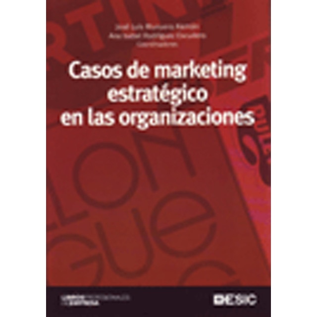 Imagem 0 de Casos de marketing estratégico en las organizaciones(Tapa blanda)