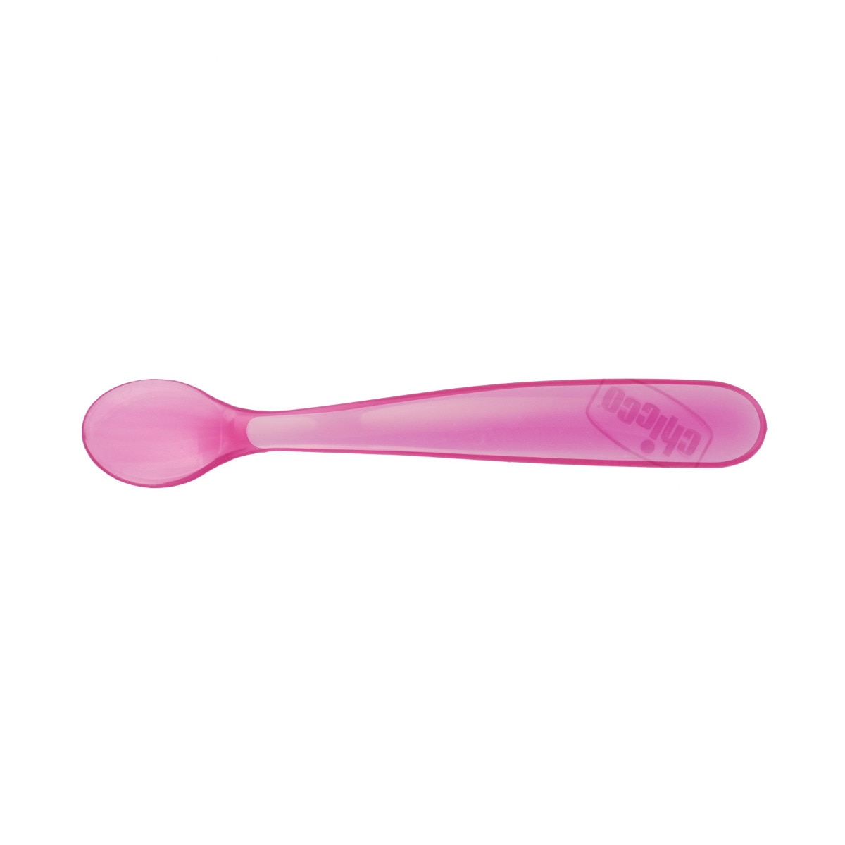 Colher Ergonómica Mole Chicco Silicone +6 M. (2 unids.) rosa Rosa-1