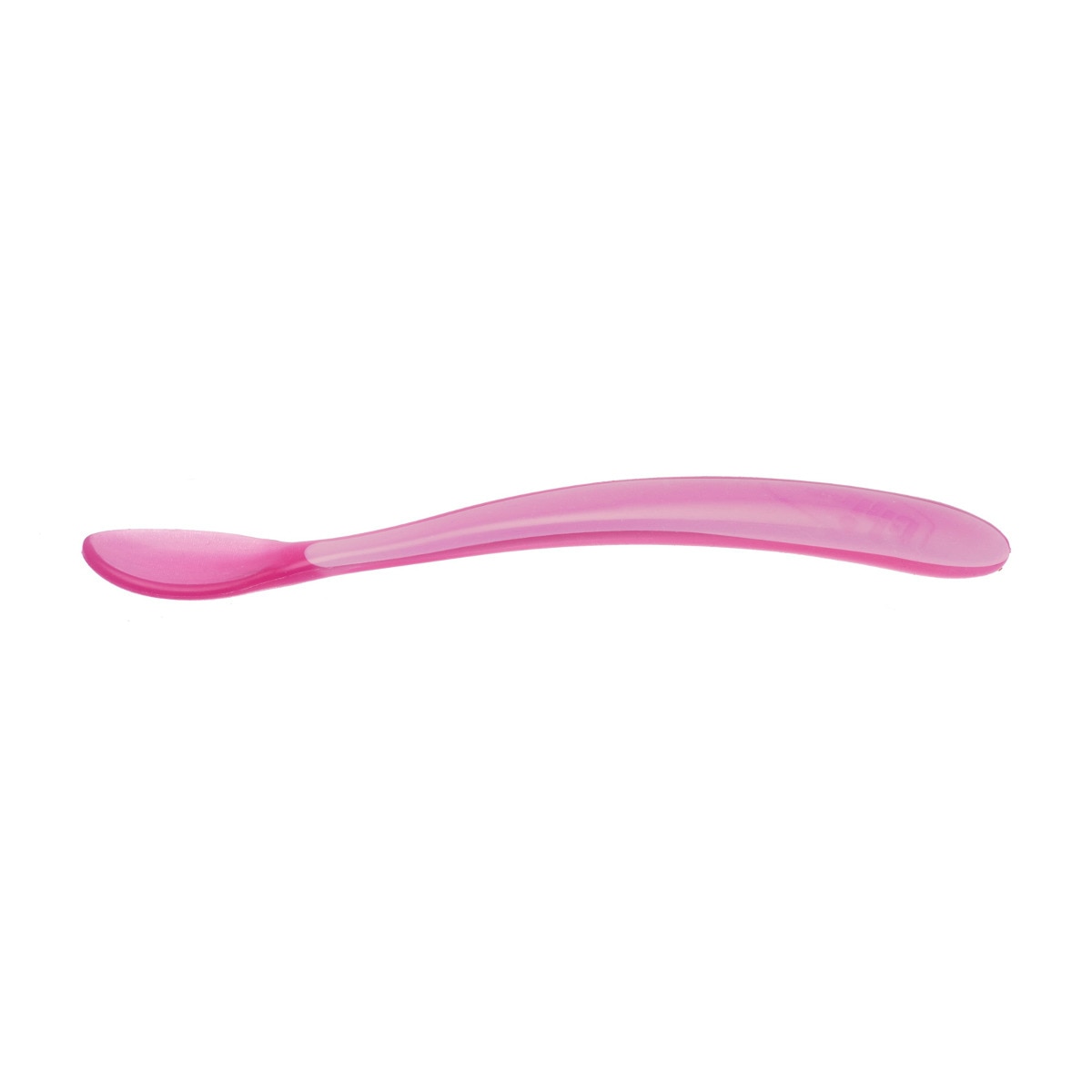 Colher Ergonómica Mole Chicco Silicone +6 M. (2 unids.) rosa Rosa-2