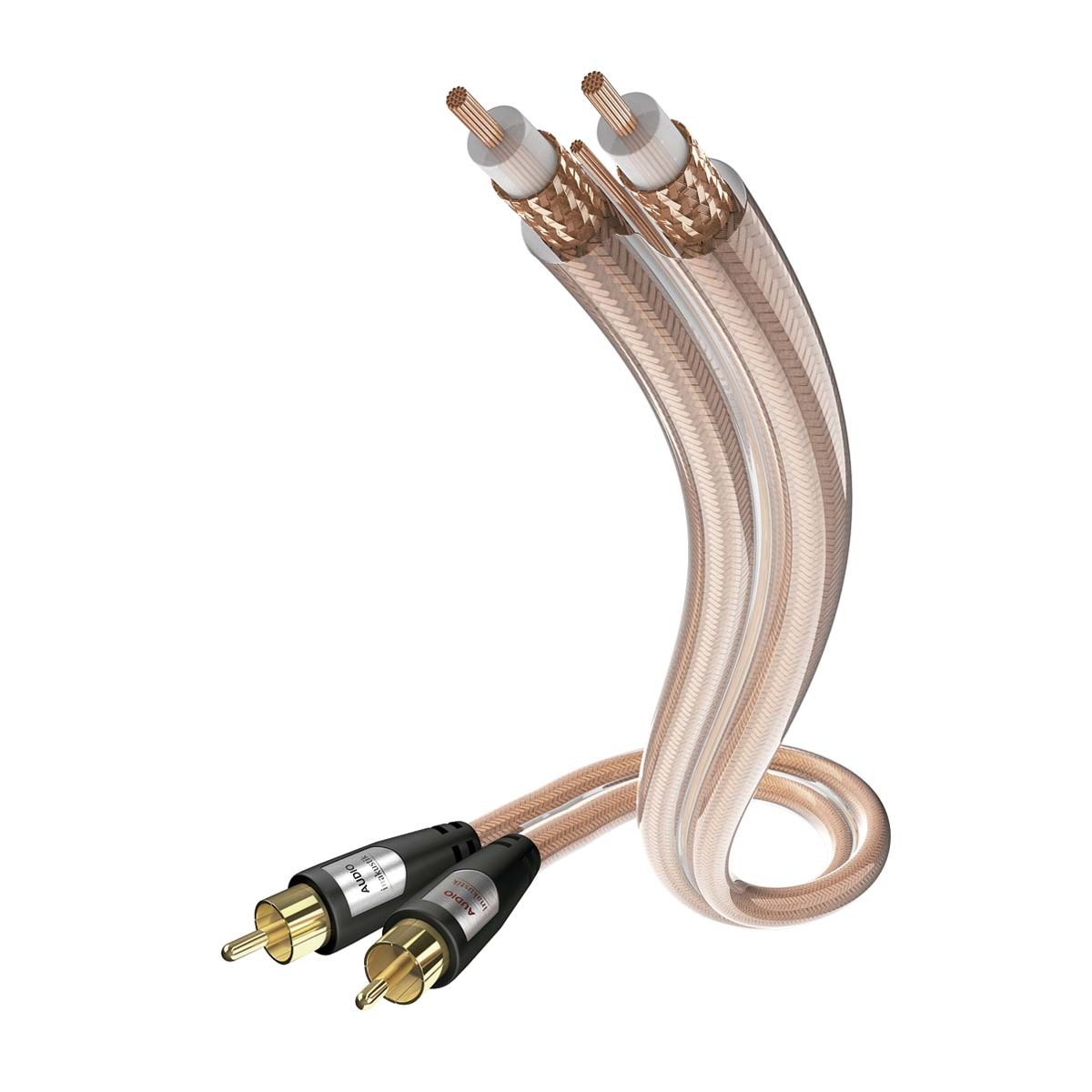 Cable de interconexión Inakustik Star Audio Cable de 0,75 m Cristal-1