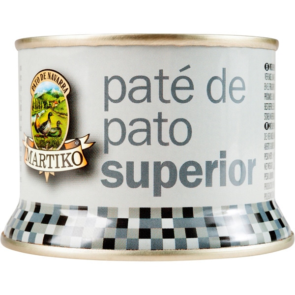 paté de hígado de pato superior lata 130 g