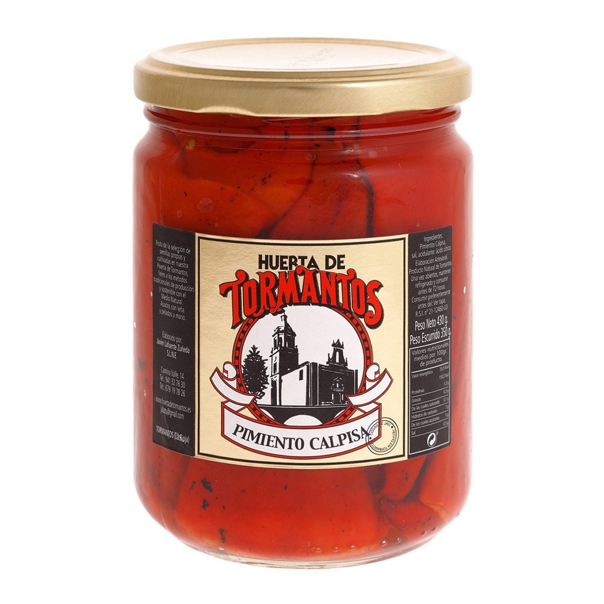 Poivrons entiers Calpisa Huerta de Tormantos