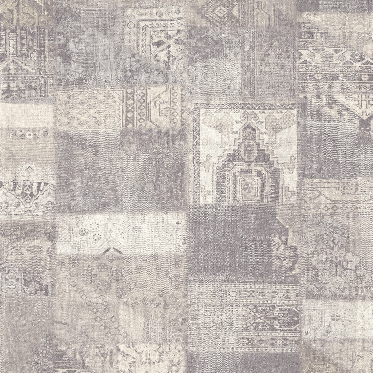 Papel de parede geométrico patchwork TNT Masterpiece Cinzento-1