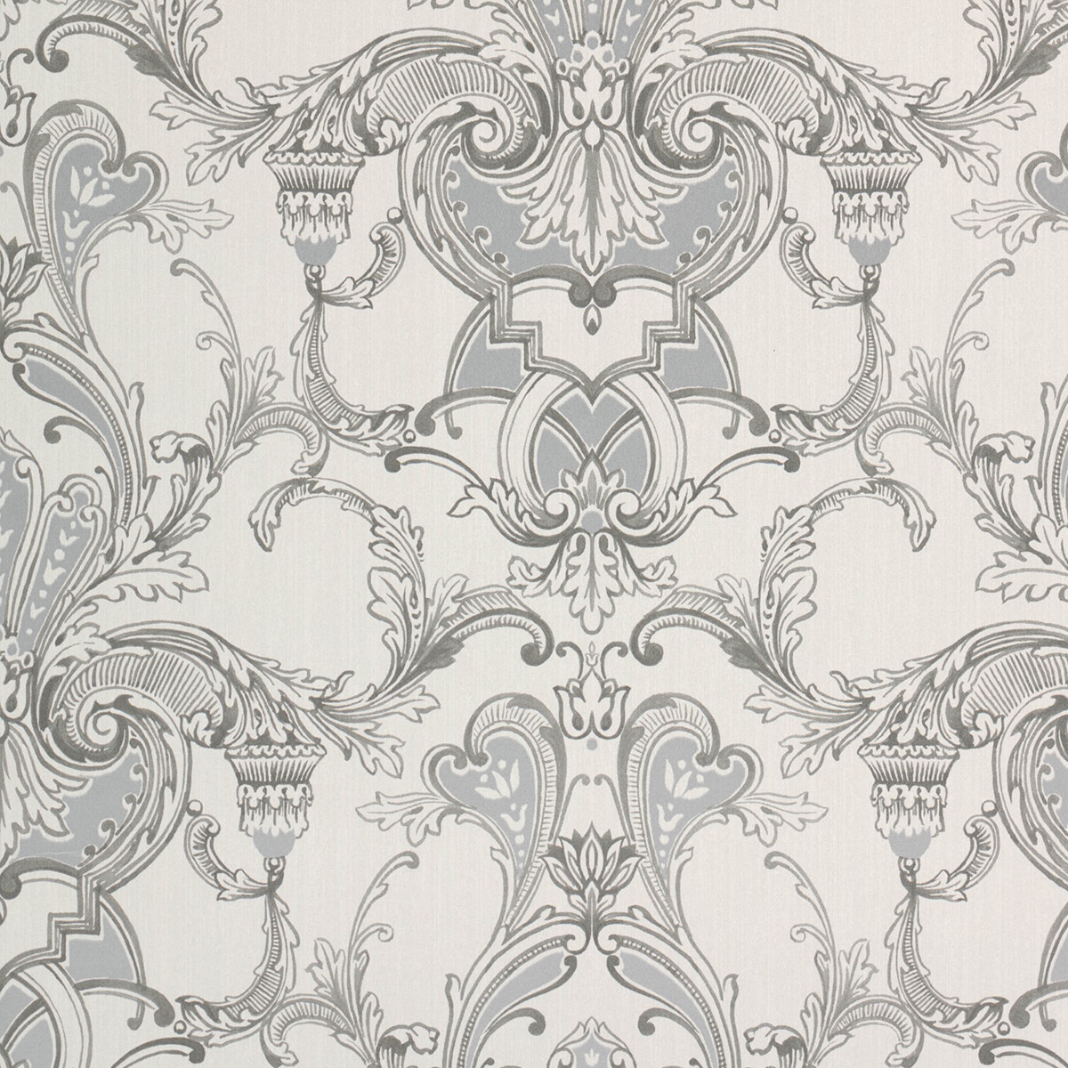Papel de parede ornamental TNT Serendipia Cinzento-1