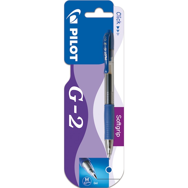 Imagen 0 de Blister G-2 Bolígrafo tinta de gel retráctil azul Pilot
