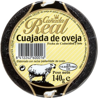 cuajada de leche pura de oveja tarro 140 g - Cañada Real