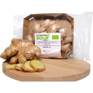 Jengibre ecológico bandeja 150 g - La Huerta