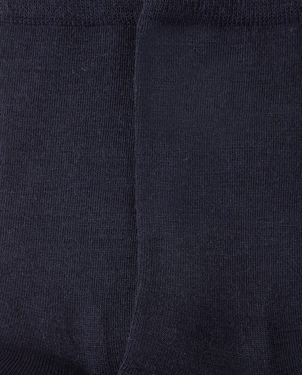 Meias de mulher Falke de lã e algodão Azul-marinho-2