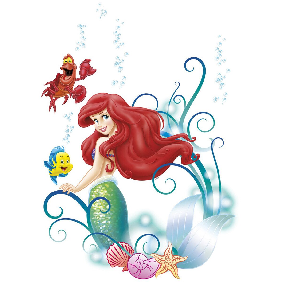 Sticker Arielle- La Maison Multicolor-1