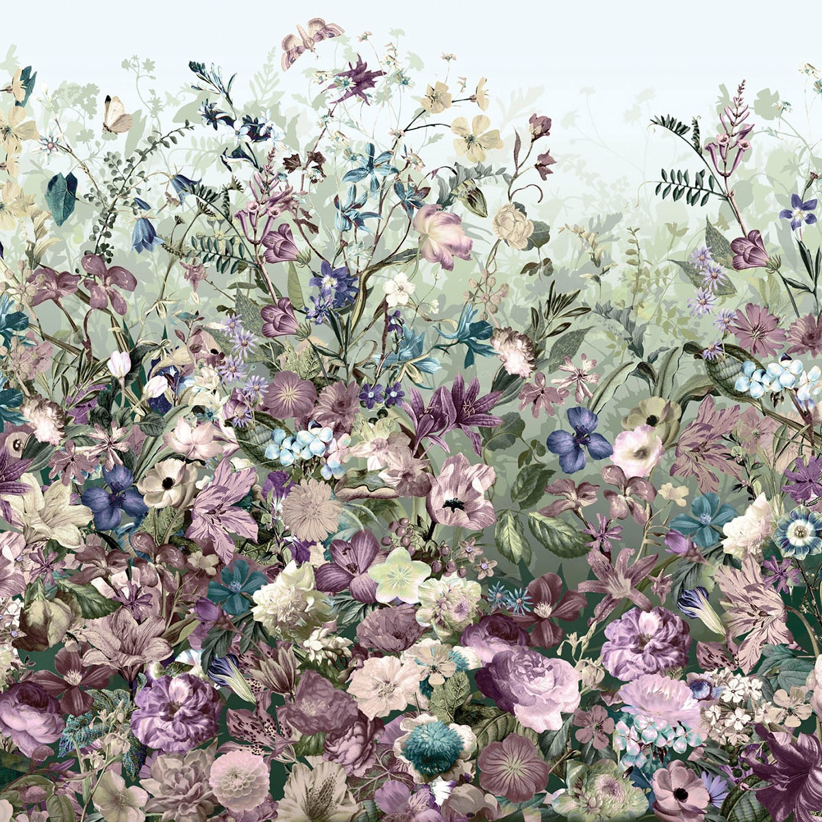 Papel de parede fotográfico Botanica La Maison Multicolor-1