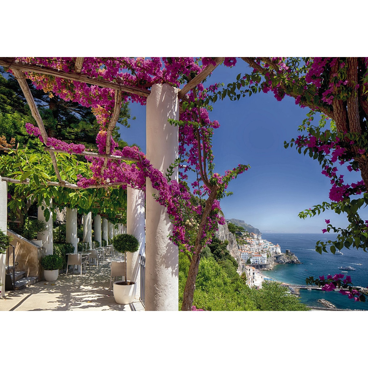 Papel de parede fotográfico Amalfi La Maison Multicolor-1