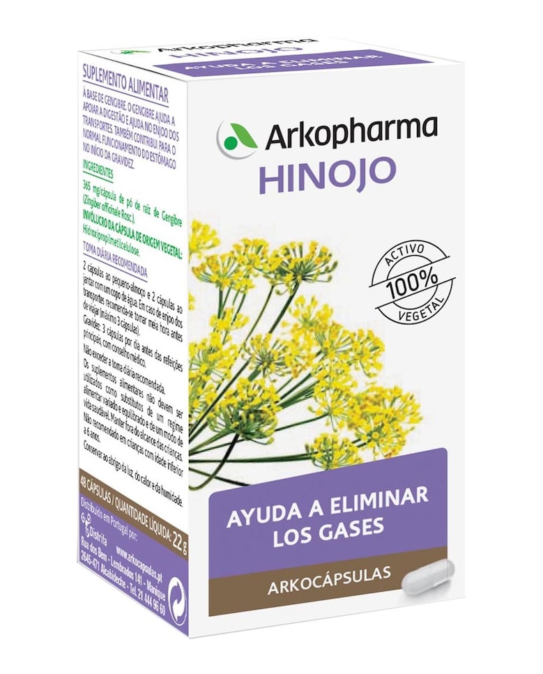 Cápsulas dietéticas Hinojo Arkopharma 1