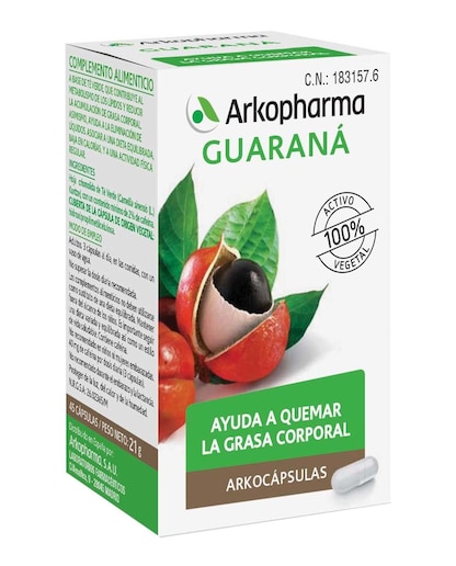 Imagen 0 de Complemento Alimenticio Arkocápsulas Guaraná BIO 40 Cápsulas Arkopharma