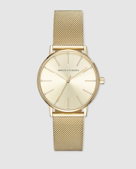 Reloj de mujer Armani Exchange AX5536 de acero dorado · Armani Exchange ...