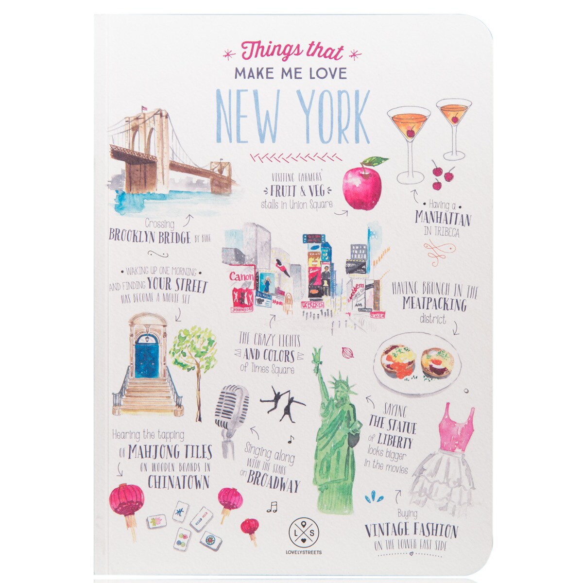 Lovely Streets - Libreta Things That Make Me Love New York