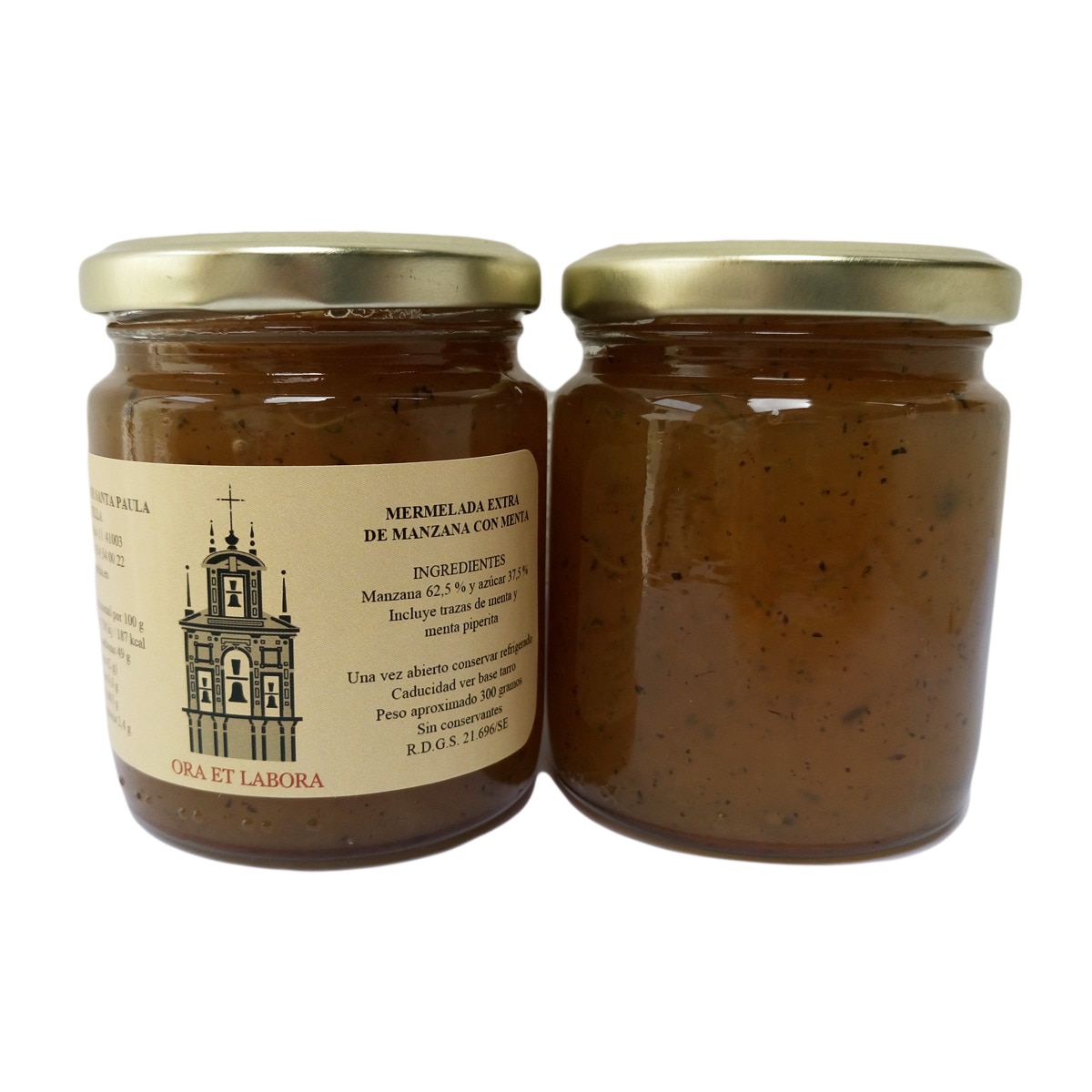 Mermelada de manzana con menta Ora et Labora 2
