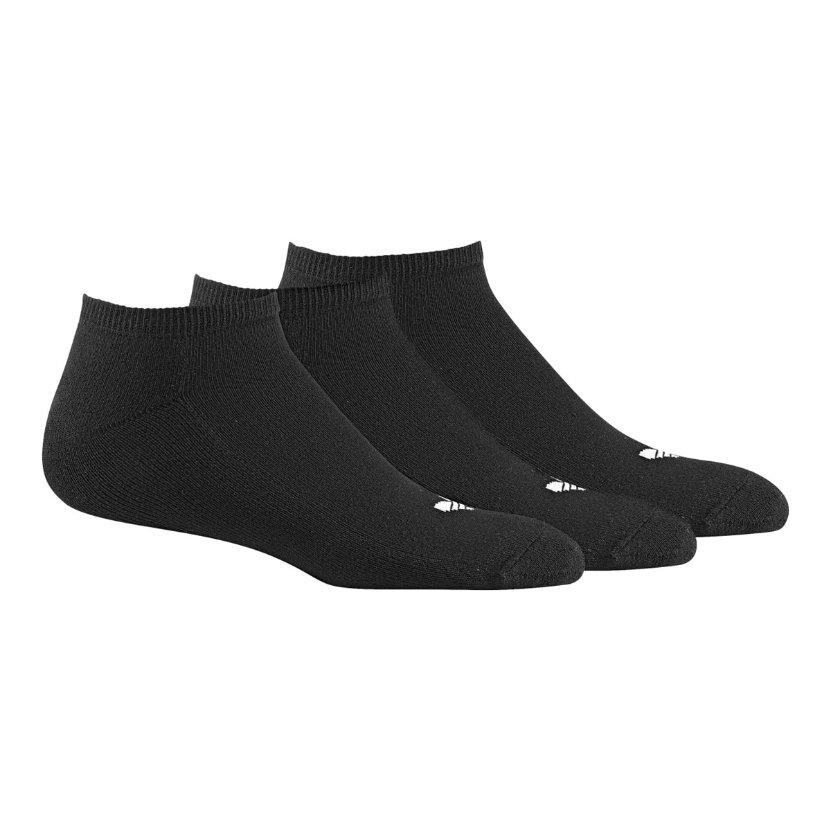 Pack de 3 pares de meias unissexo Trefoil Liner Sock Adidas Originals Preto-1