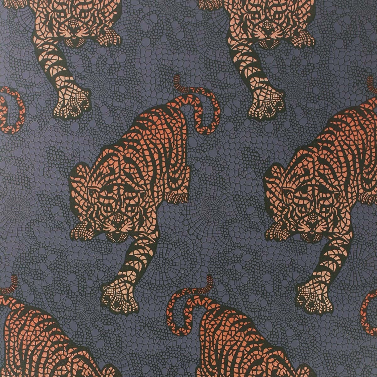 Papel de parede Tyger Osborne & Little Antracite-1