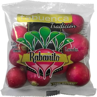rabanito lavado listo para comer bolsa 150 g - Tabuenca