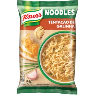 Noodles Tentação de Galinha 1 porção embalagem 61 g - Knorr