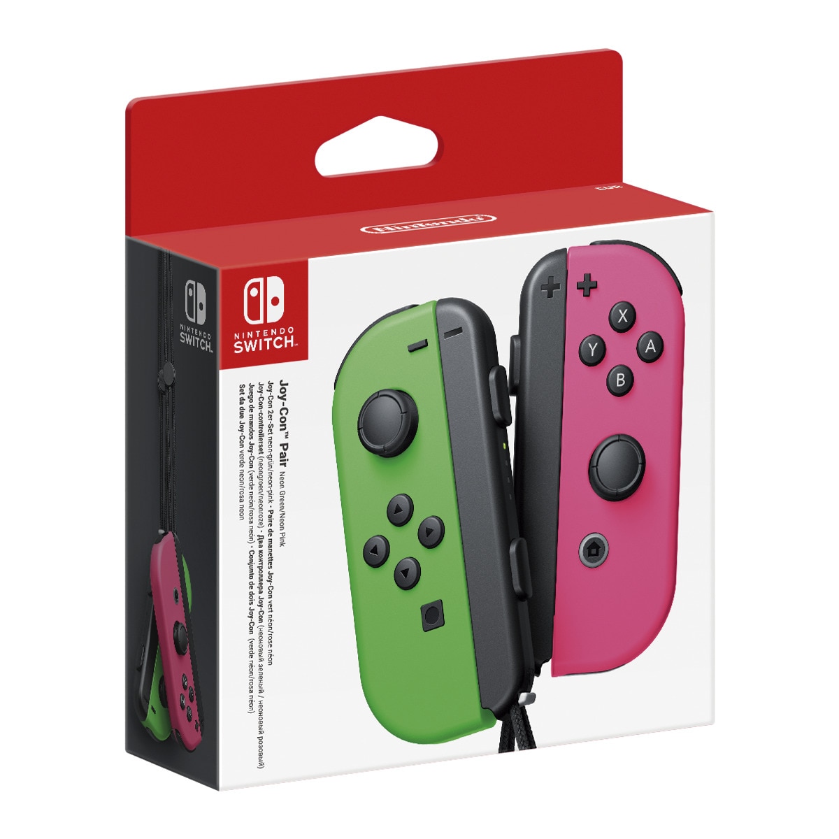 Joy-Con Esquerda/Direita Verde Neón/Rosa Néon Nintendo Switch 2